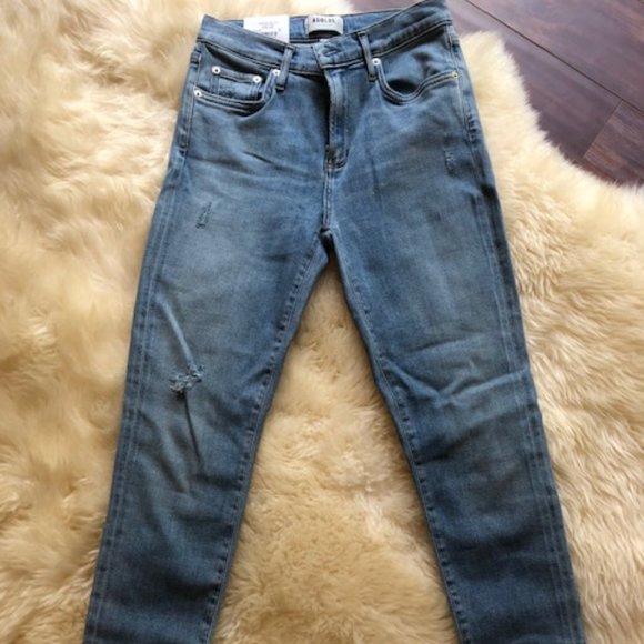 Agolde Mid Rise Ankle Jeans Size 28 - Picture 1 of 6